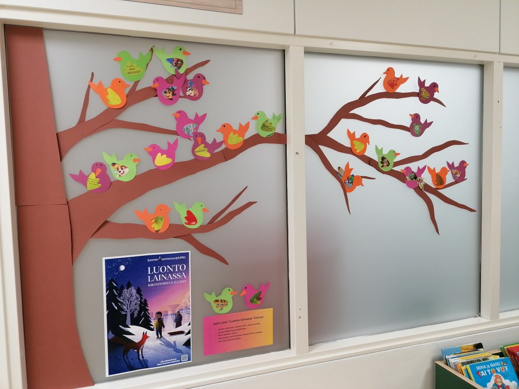 Luonto lainassa tapahtuman askartelupuu